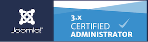 Joomla Certified Administrator Badge